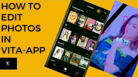 How to edit photos in Vita App? TUTORIAL | 2023 | #techsenseop