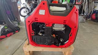 How to change oil on predator super quite inverter 4200 watt duel fuel generator 