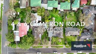 4 & 6 Cameron Road, Croydon, Vic 3136