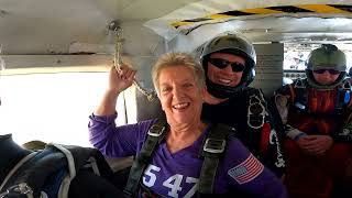 Karen S Hendrickson - Tandem Skydive at Skydive Indianapolis