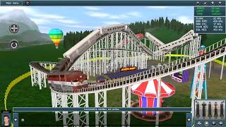 Train On Roller Coaster Track -Trainz Simulator Gameplay