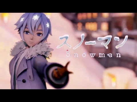 MMD】スノーマン(ReRec)[PDFT snowman KAITO] - YouTube