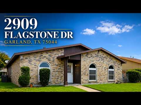 2909 Flagstone Dr, Garland, TX home video tour