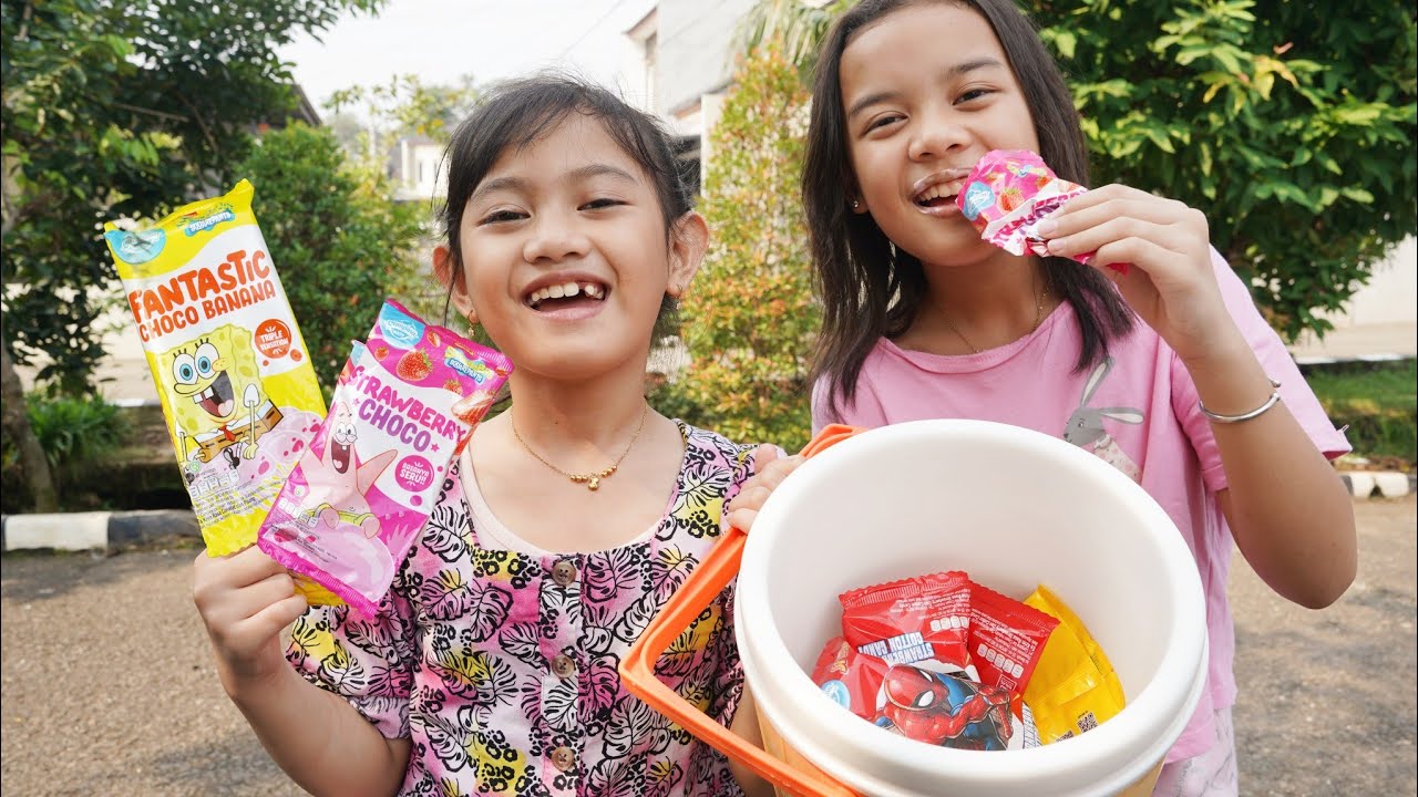 SALSA JADI PENJUAL ES KRIM KARAKTER🍦Drama Lucu | Salsa and family