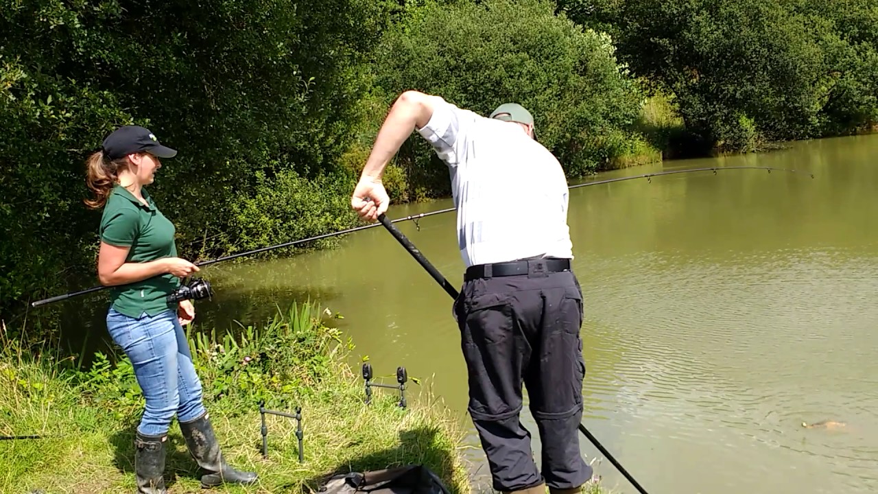 Fishing at Blagdon Farm with the Pallatrax Stonze system