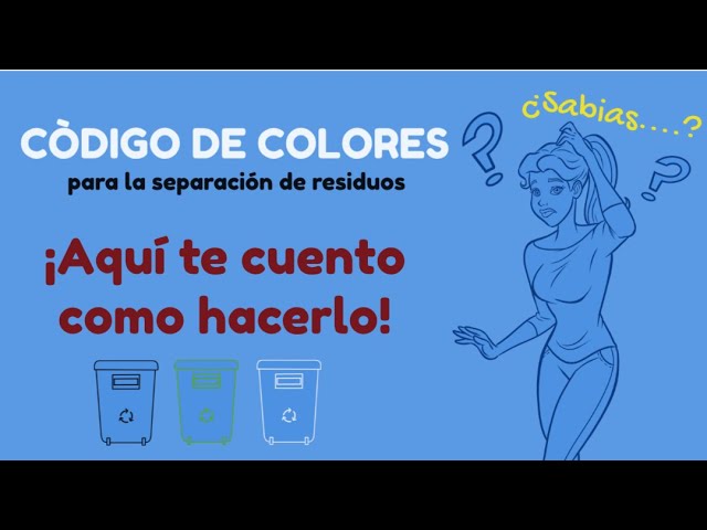 Conoce los códigos de colores para la separación de basura - Sablón