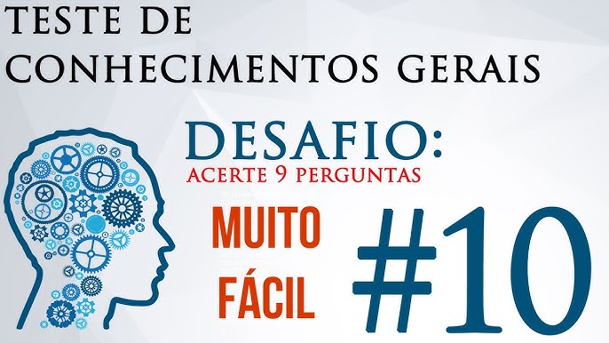 🔔TESTE DE CONHECIMENTOS GERAIS #10 - PORTAL DO QUIZ - MUITO FÁCIL 