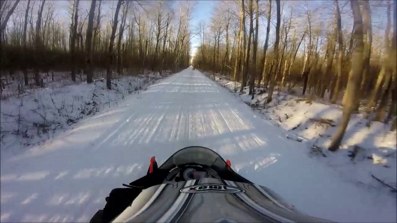 First snowmobile weekend 2016 mesick mi cadillac YouTube