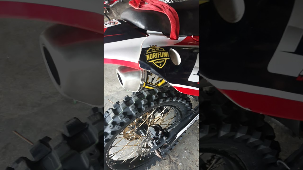 Pwk 28 TK racing Knalpot RV1 di KLX bore up 63 langsam enak dan gampang seting