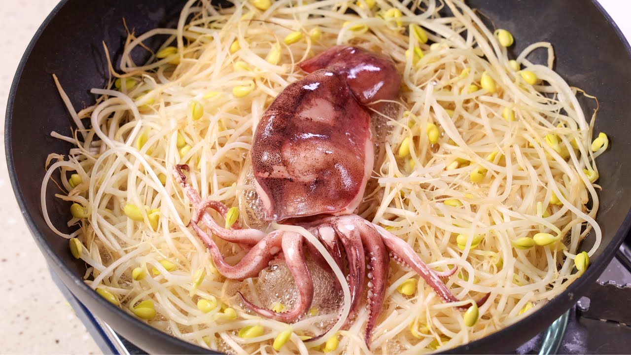 오징어 콩나물 무침