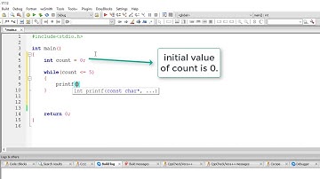while loop in C programming Language