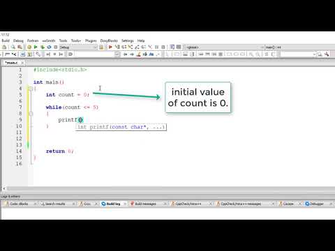 while loop in C programming Language