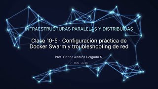 Infraestructuras 2026-1 C10-5 Configuración práctica de Docker Swarm y troubleshooting de red