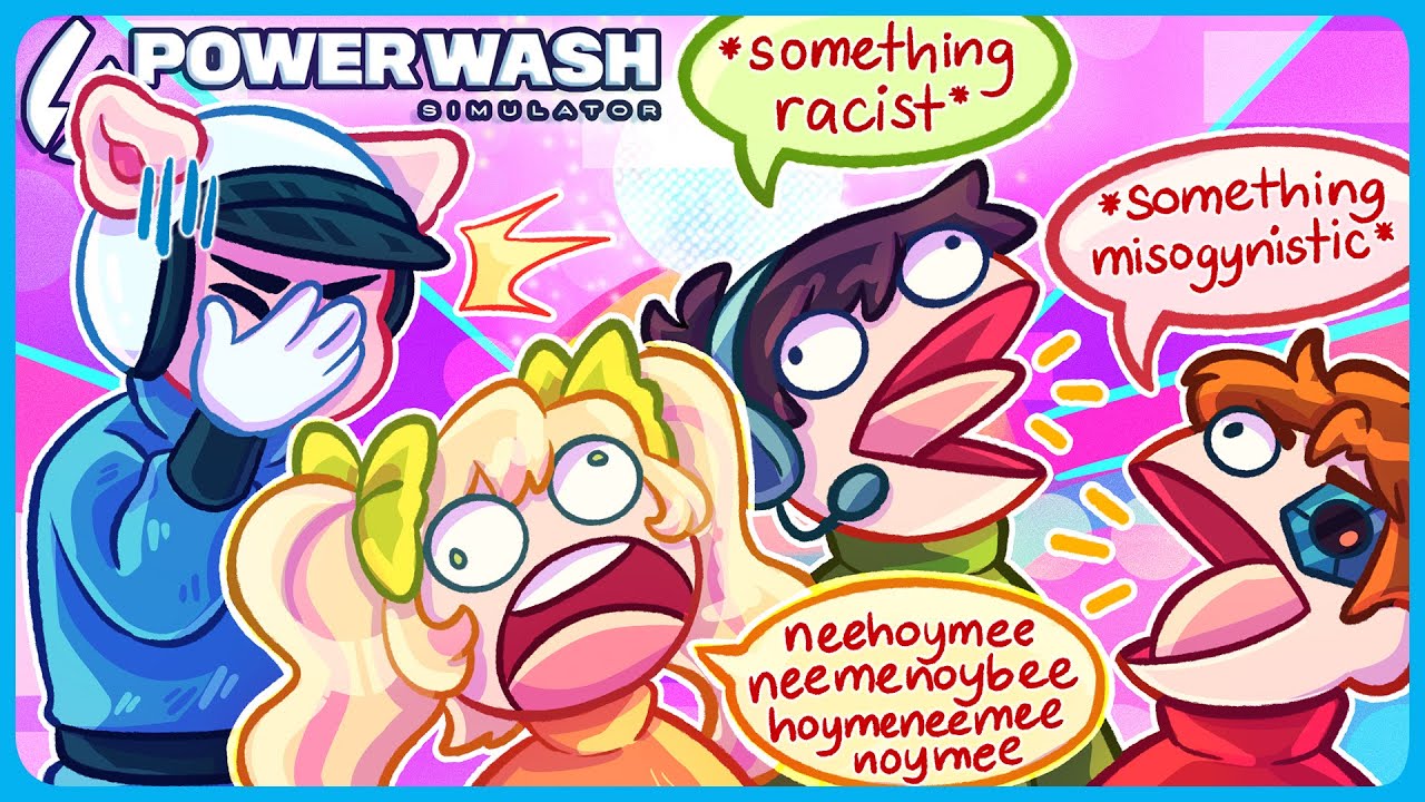 Power Wash Simulator 2, ведя самые глупые разговоры, которые только можно себе представить
