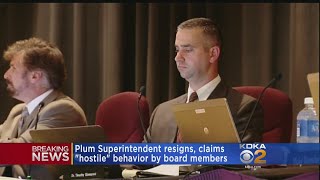 Report: Plum School District Superintendent Plans Resignation