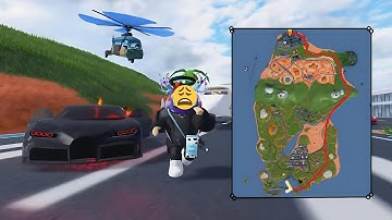 Roblox jailbreak walking across the whole map by walking