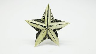 Money Dollar Origami Star