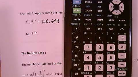MATH 1113 Section 4.1 Exponential Functions Spring 2020