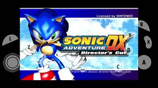 Sonic adventure dx Title Screen