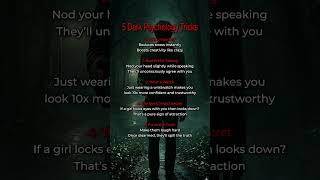 5 Dark Psychology Tricks To Master Anyone #DarkPsychology #PsychologyTricks #MindGames