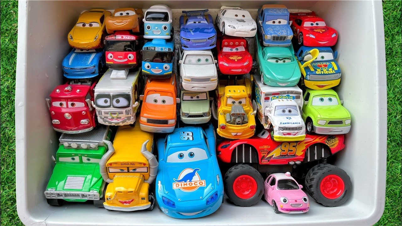 Disney Pixar Cars Unboxing Review | Lightning McQueen, Tow Mater, Doc Hudson, Sally Carrera, Cruz
