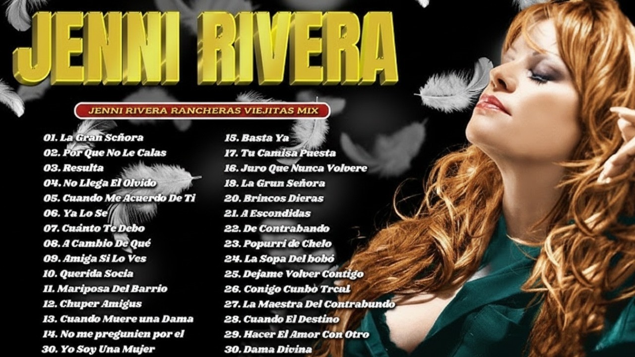 Jenni Rivera Sus Mejores Exitos 24 Grandes Exitos - Rancheras Viejitas Mix Exitos de Jenni Rivera
