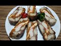 Нереально вкусный, красивый- супер нежный рулет из скубрии Фаршированная скумбрия. Вьетнамская кухня