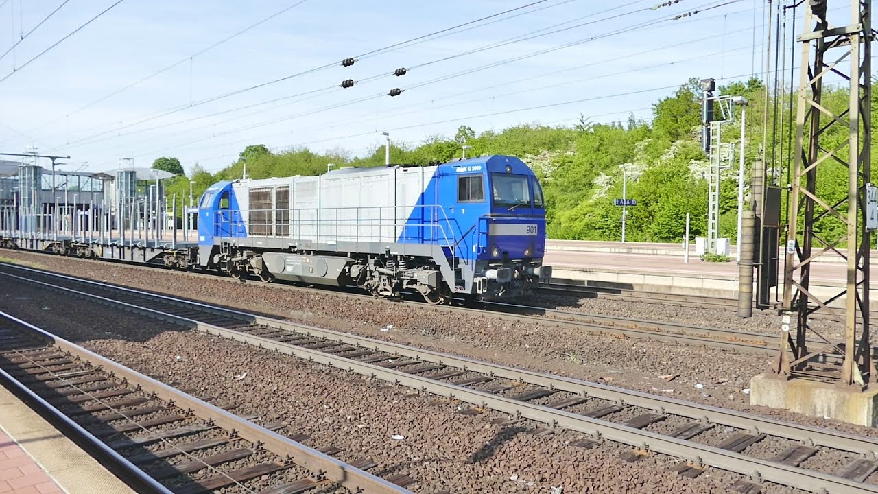 Bahnhof Kassel Wilhelmshöhe mit viel Güterverkehr !