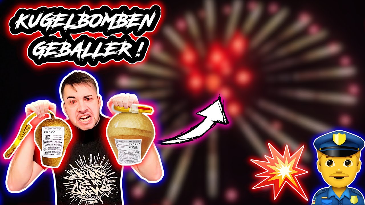 EXPLOSION + POLIZEI 😱 XXL KUGELBOMBEN GEBALLER auf dem FLUGPLATZ in TSCHECHIEN 💥💣