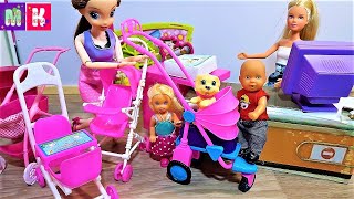 СОБАКА Веселая семейка куклы смешные старые серии Даринелка, на коляске толстая катя и больной зуб.