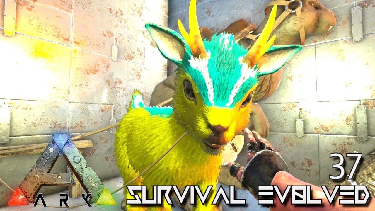 ARK: SURVIVAL EVOLVED: EPIC PRIMAL SHINEHORN TAME E37 !!! ( ARK EXTINCTION CORE MODDED )