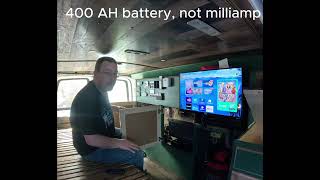 Chevy Express cargo van camper conversion with overview and pictures