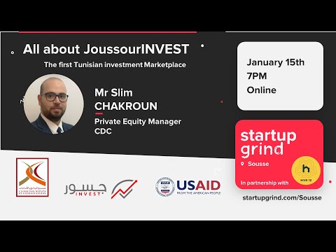 Startup Grind Sousse   All About JoussourInvest