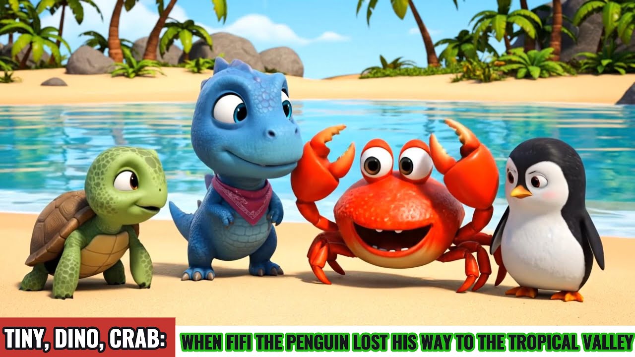 Tiny, Dino, Crab: When Fifi the Penguin Lost His Way to the Tropical Valley