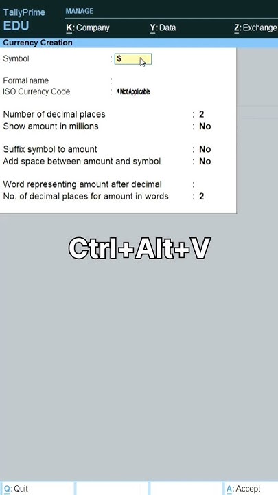 how-to-create-multi-currency-symbol-in-tally-prime-tallyprime
