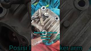 POSISI IN/EX ROCKER ARM SUPRA X 125#shorts