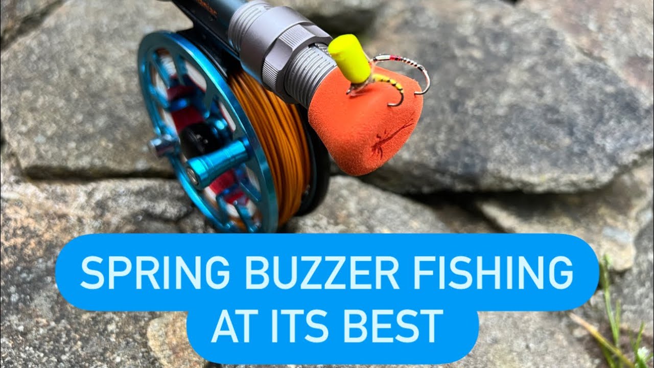 Spring buzzer fishing at its best. Uk fly fishing stillwaters YouTube