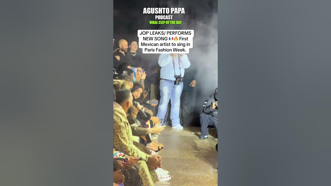 🤯 JOP leaks new song in Paris Fashion week@agushtopapa  #ytshorts #shorts