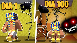 SOBREVIVI 100 DIAS na BACKROOM do Minecraft - FILME