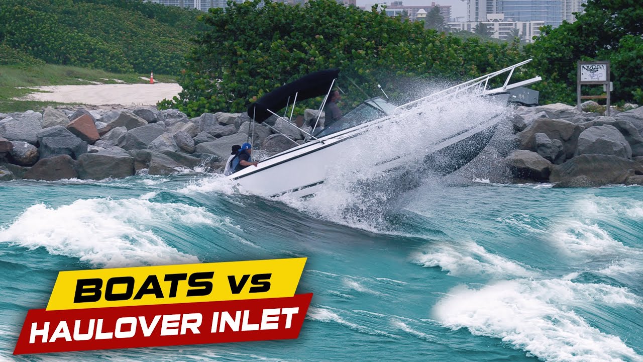 ⁣HUGE WAVES AT HAULOVER INLET! | Boats vs Haulover Inlet
