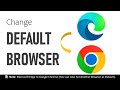 How to Set Chrome as Default Browser | Change Default Browser from Microsoft Edge to Google Chrome