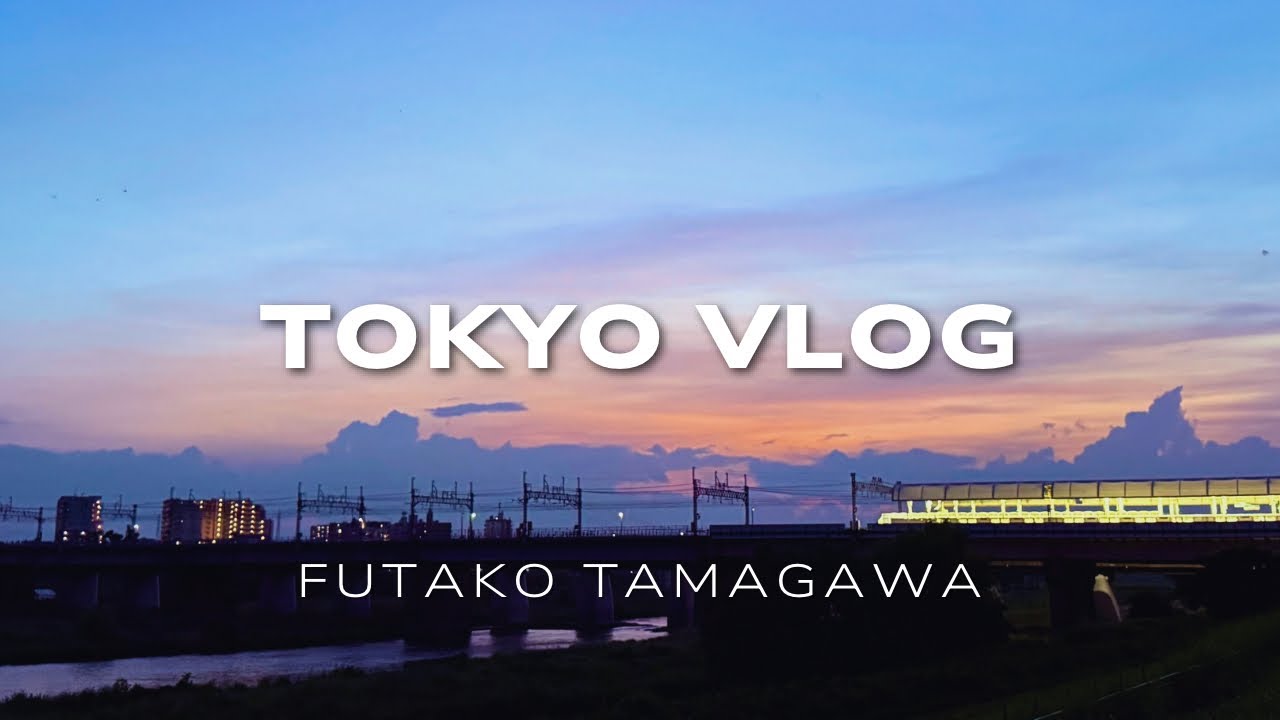 【Tokyo Vlog】二子玉川・多摩川散歩｜玉川髙島屋フードコート「P.」