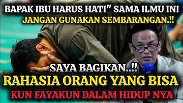 RAHASIA ORANG YANG BISA KUN FAYAKUN DALAM HIDUPNYA.. ‼️#syaifulkarim #kesadaran #kajianspiritual 