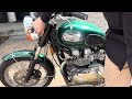 2006 Triumph Bonneville - Cold Start