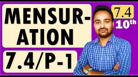 Chapter 7 Mensuration | Class 10 | Practice Set 7.4 (Video Part 1)