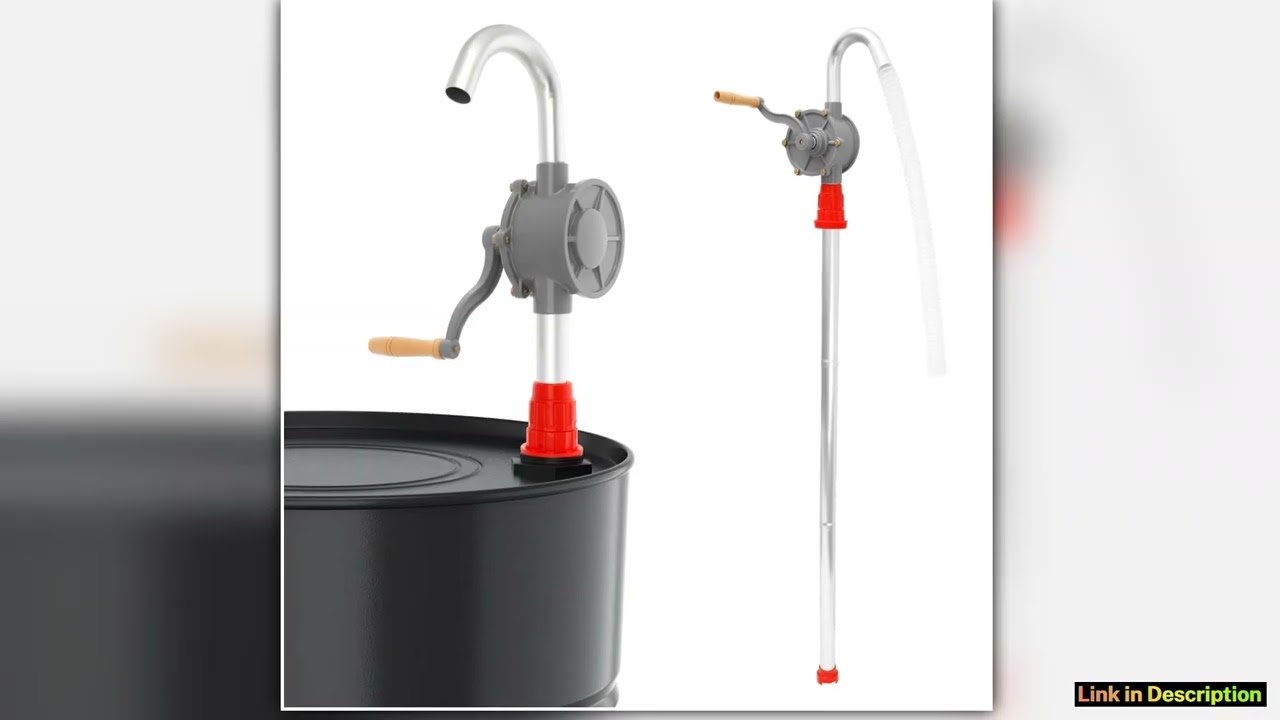 Hand Pump Crank Pump Oil Diesel Barrel Pump 55 Gallon Adjustable Drum Pump Outdoor Car Transfer