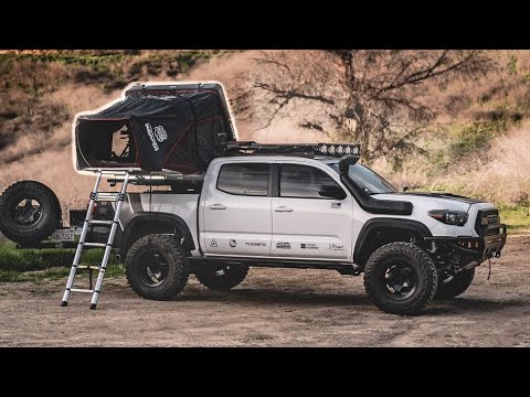 First Look At The New Ikamper Skycamp Mini Roof Top Tent Camping Youtube