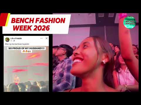 BENCH FASHION WEEK 2026 HABIBI SO PROUD FOR HIS HUSBAND SHAUN PELAYO! ❤️#fyp #fashion #model #bench 
