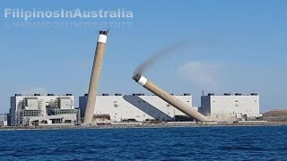 OPG demolishes 2 huge smokestacks at the Nanticoke Station