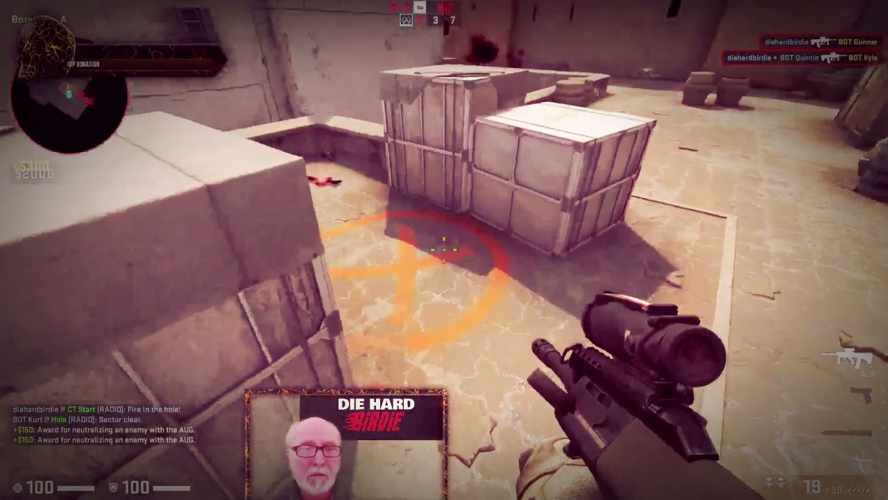 DieHardBirdie CSGO Two hits and Bomb diffusing (Wicked Things) - YouTube